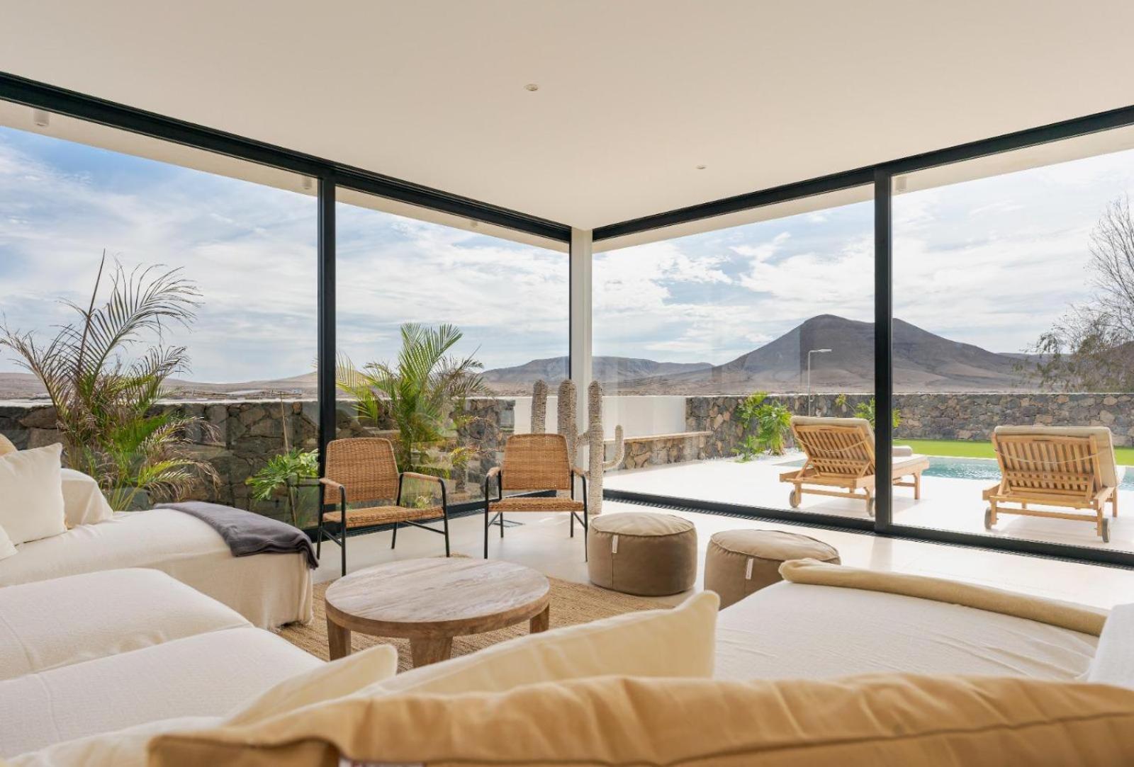 Villa Calma, Vistas A Volcanes Y Atardecer Lajares Kültér fotó